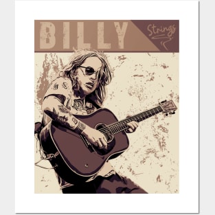 Billy Strings // Brown Vintage  // Country Posters and Art